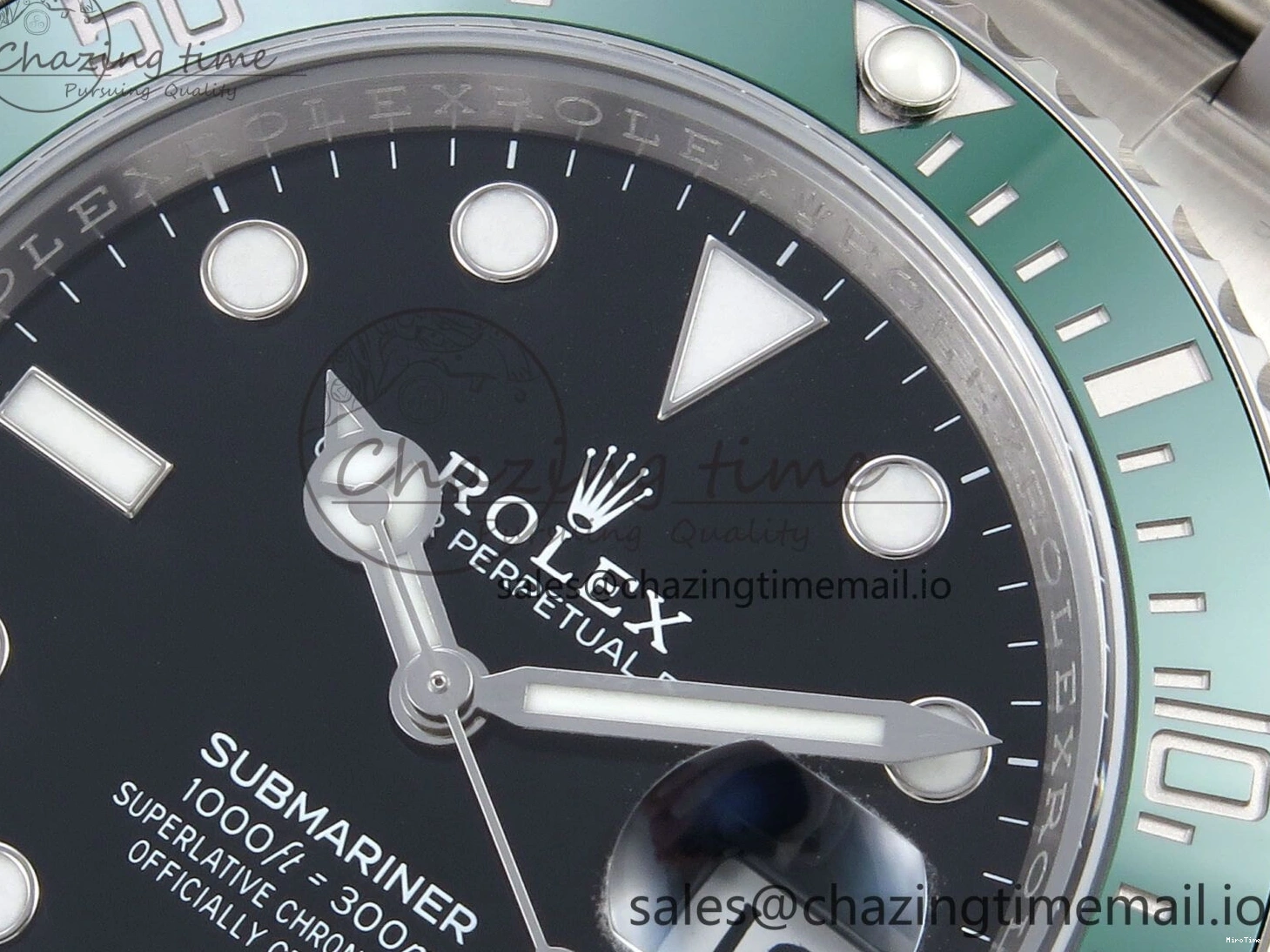 MiroTime 0509 Submariner 126610 LV HGF 1:1 Best Edition Green Bezel Black Dial on SS Bracelet SH3235 V OdorResistant 1265